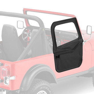 Bestop® - Black Crush Full Fabric Door Set with Door Strikers