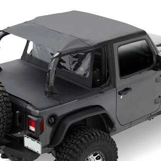Bestop® - Header Bikini™ Safari Cable Style Black Diamond Soft Top