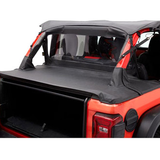 Bestop® - Header Bikini™ Safari Cable Style Black Diamond Soft Top