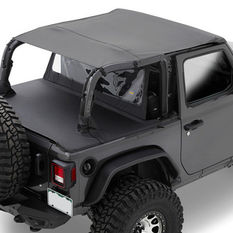 Bestop® - Header Bikini™ Safari Style Black Diamond Soft Top