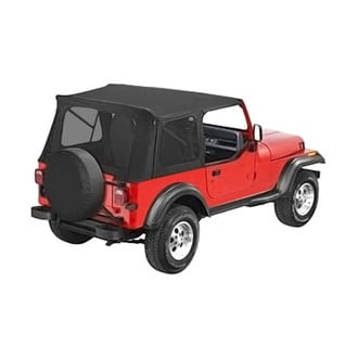 Bestop® - Supertop™ Classic Black Denim Complete Replacement Soft Top