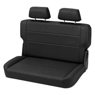 Bestop® - Black Crush TrailMax™ II Rear Fold and Tumble Bench Seat All Vinyl