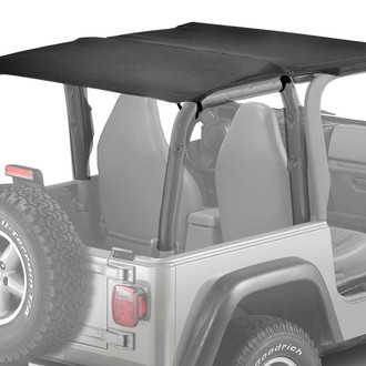 Bestop® - Bikini™ Strapless Safari Style Black Denim Soft Top
