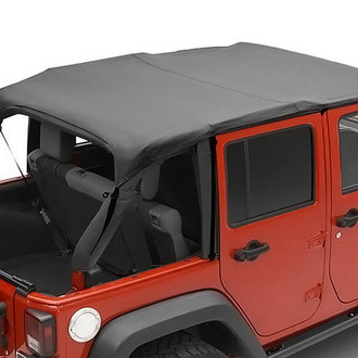 Bestop® - Header Bikini™ Safari Style Black Diamond Soft Top