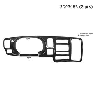 B&I® - 3D Molded Blackwood Small Dash Kit (2 Pcs)