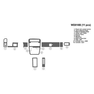 B&I® - 2D Blackwood Full Dash Kit (11 Pcs)