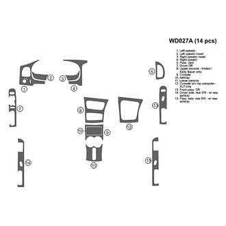 B&I® - 2D Blackwood Large Dash Kit (14 Pcs)