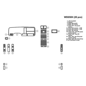 B&I® - 2D Blackwood Full Dash Kit (20 Pcs)