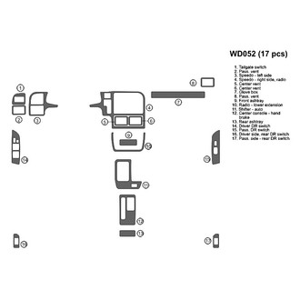 B&I® - 2D Blackwood Full Dash Kit (17 Pcs)