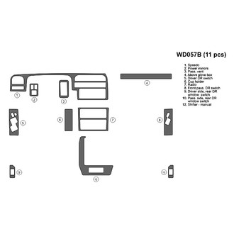 B&I® - 2D Blackwood Full Dash Kit (11 Pcs)