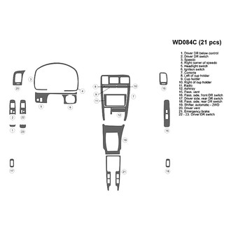 B&I® - 2D Blackwood Full Dash Kit (21 Pcs)