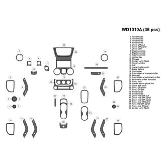 B&I® - 2D Blackwood Full Dash Kit (36 Pcs)