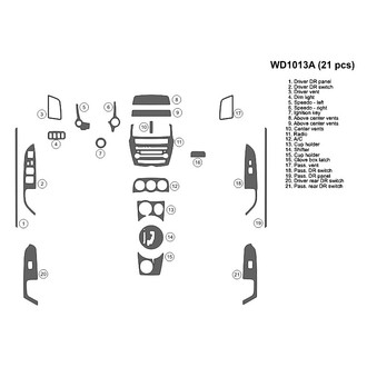 B&I® - 2D Blackwood Large Dash Kit (21 Pcs)