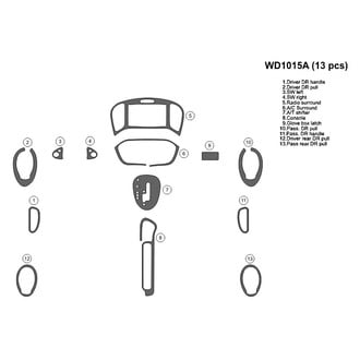 B&I® - 2D Blackwood Small Dash Kit (13 Pcs)