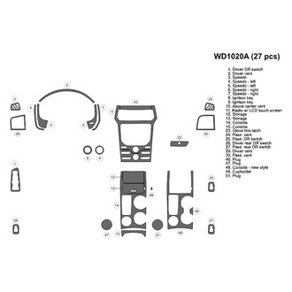B&I® - 2D Blackwood Small Dash Kit (27 Pcs)
