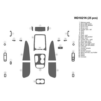 B&I® - 2D Blackwood Medium Dash Kit (25 Pcs)
