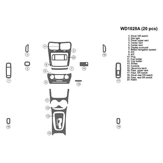 B&I® - 2D Blackwood Large Dash Kit (20 Pcs)