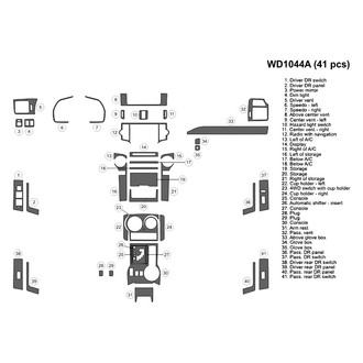 B&I® - 2D Blackwood Large Dash Kit (41 Pcs)