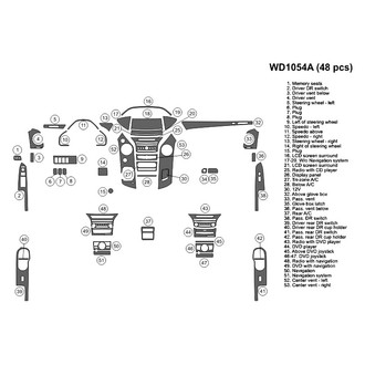 B&I® - 2D Blackwood Medium Dash Kit (48 Pcs)