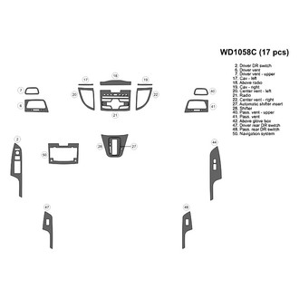 B&I® - 2D Blackwood Small Dash Kit (17 Pcs)