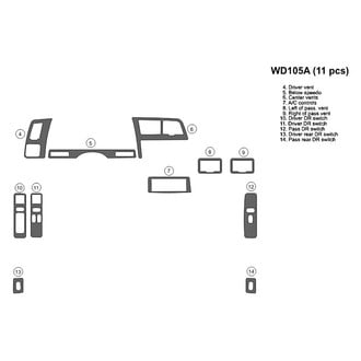 B&I® - 2D Blackwood Full Dash Kit (11 Pcs)