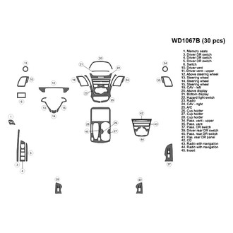 B&I® - 2D Blackwood Medium Dash Kit (31 Pcs)