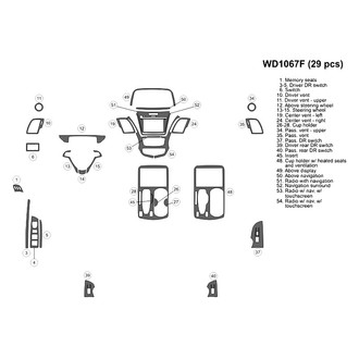 B&I® - 2D Blackwood Small Dash Kit (29 Pcs)
