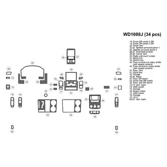B&I® - 2D Blackwood Small Dash Kit (34 Pcs)