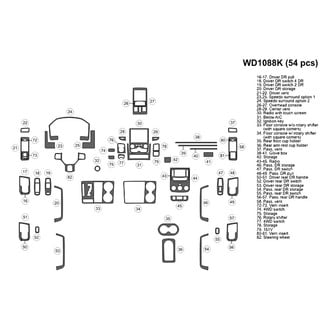 B&I® - 2D Blackwood Large Dash Kit (54 Pcs)