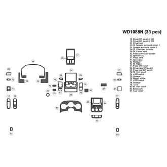 B&I® - 2D Blackwood Small Dash Kit (33 Pcs)