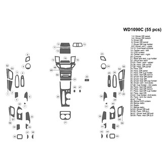 B&I® - 2D Blackwood Large Dash Kit (56 Pcs)