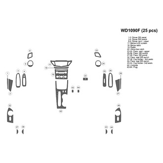 B&I® - 2D Blackwood Small Dash Kit (25 Pcs)