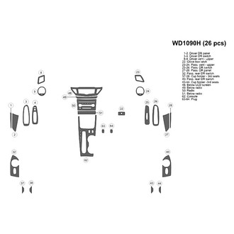 B&I® - 2D Blackwood Small Dash Kit (26 Pcs)