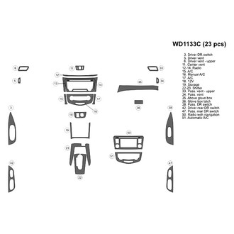 B&I® - 2D Blackwood Small Dash Kit (23 Pcs)