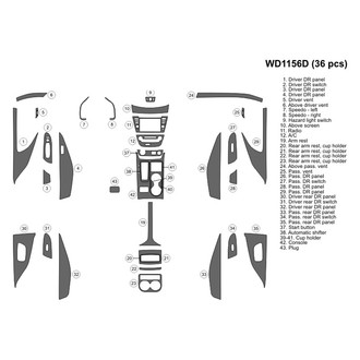 B&I® - 2D Blackwood Large Dash Kit (37 Pcs)