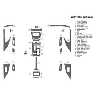 B&I® - 2D Blackwood Medium Dash Kit (29 Pcs)