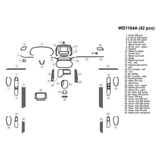 B&I® - 2D Blackwood Large Dash Kit (42 Pcs)