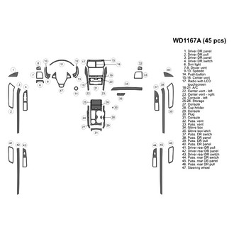 B&I® - 2D Blackwood Large Dash Kit (45 Pcs)