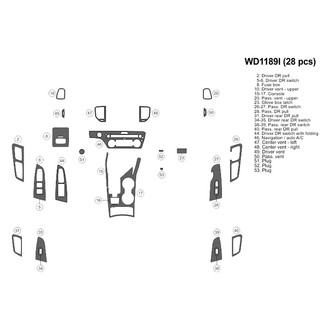 B&I® - 2D Blackwood Small Dash Kit (28 Pcs)