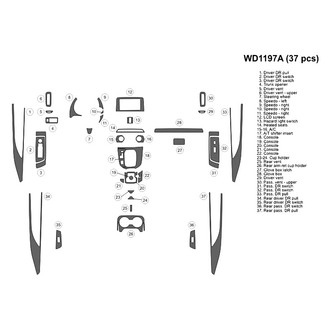 B&I® - 2D Blackwood Large Dash Kit (37 Pcs)