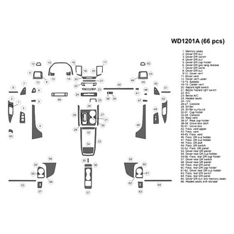 B&I® - 2D Blackwood Large Dash Kit (70 Pcs)