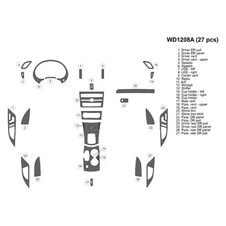 B&I® - 2D Blackwood Large Dash Kit (27 Pcs)