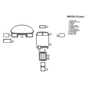 B&I® - 2D Blackwood Full Dash Kit (12 Pcs)