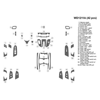 B&I® - 2D Blackwood Small Dash Kit (42 Pcs)
