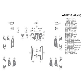B&I® - 2D Blackwood Small Dash Kit (41 Pcs)
