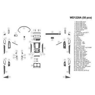 B&I® - 2D Blackwood Large Dash Kit (50 Pcs)