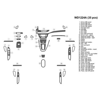 B&I® - 2D Blackwood Large Dash Kit (35 Pcs)