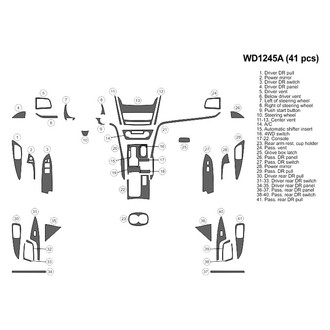 B&I® - 2D Blackwood Large Dash Kit (41 Pcs)