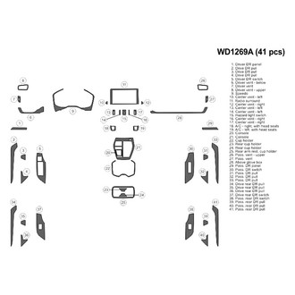 B&I® - 2D Blackwood Large Dash Kit (41 Pcs)