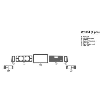 B&I® - 2D Blackwood Full Dash Kit (7 Pcs)